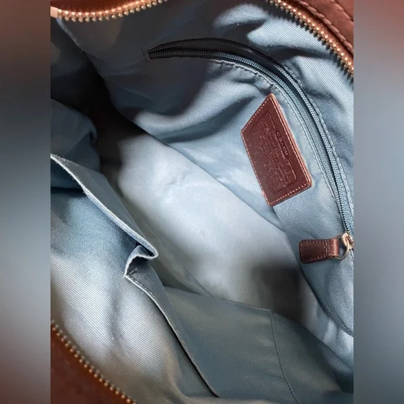 ‼️SPRING SALE Coach Chocolate 🍫 Brown Leather Zoe Hobo Shoulder Bag - Picture 17 of 17